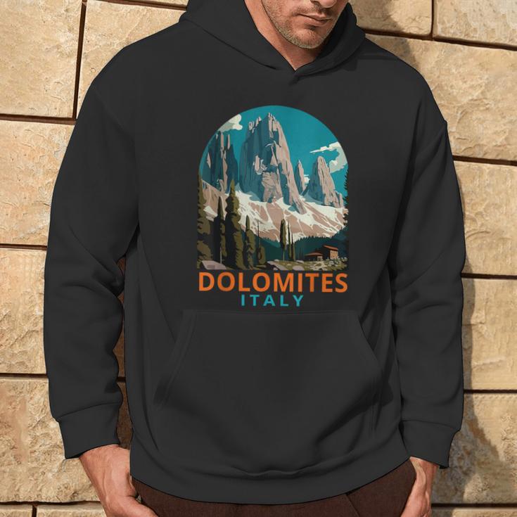 Dolomites Travel Exploration Souvenir Dolomites Italy Kapuzenpullover Lebensstil