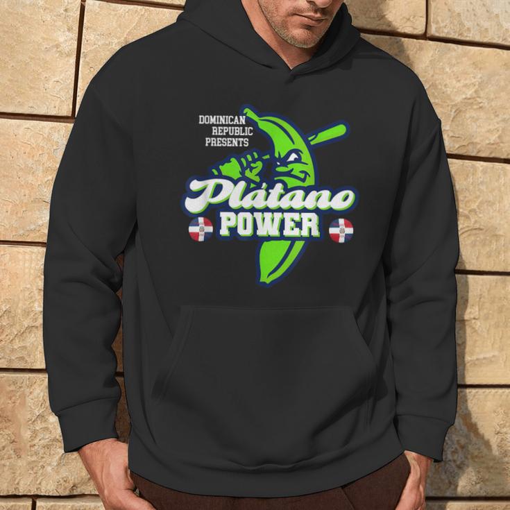 Dominican Republic Platano Power Baseball Dr Flag Hoodie Lifestyle