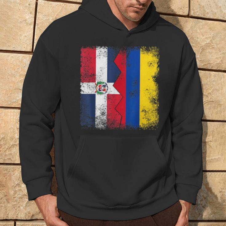 Dominican Republic Roots Half Colombian Flag Colombia Hoodie Lifestyle