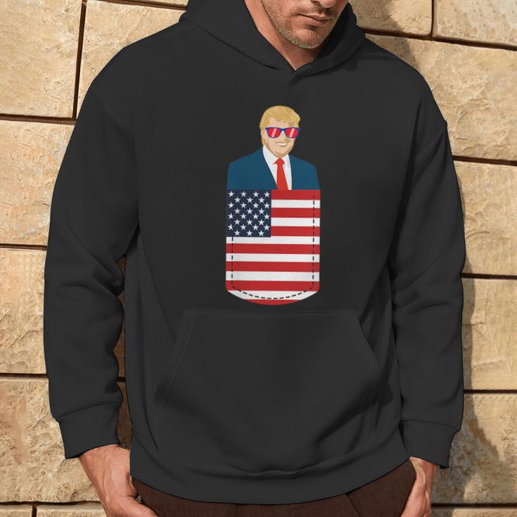 Donald Trump Pocket 2020 Election Usa Maga Republican Hoodie Lifestyle