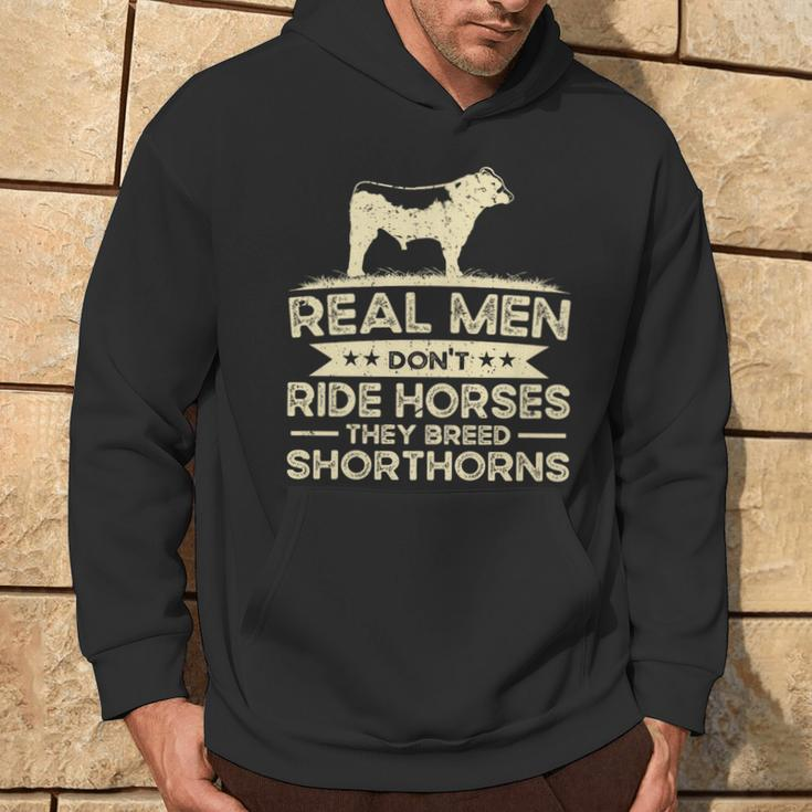 Don't Ride Breed Cattle Farmer Shorthorn Cattle Hoodie Lifestyle