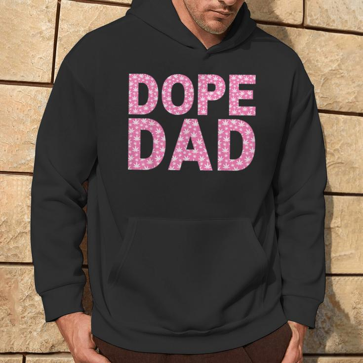 Dope Dad Weed Father's Day Smoking Father Daddy Hoodie Lifestyle