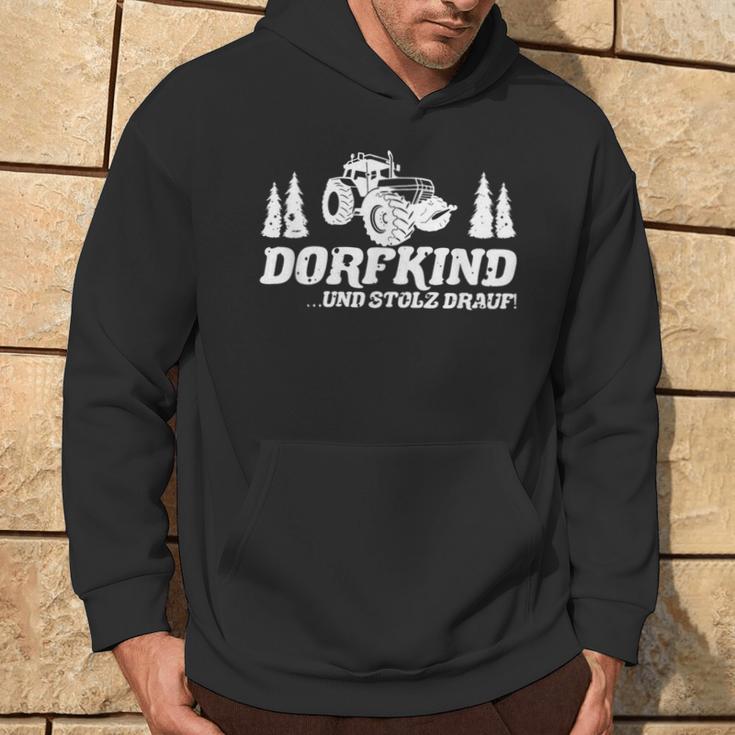 Dorfkind Und Stolz Drauf Hoodie, Landleben Village-Liebhaber Lebensstil