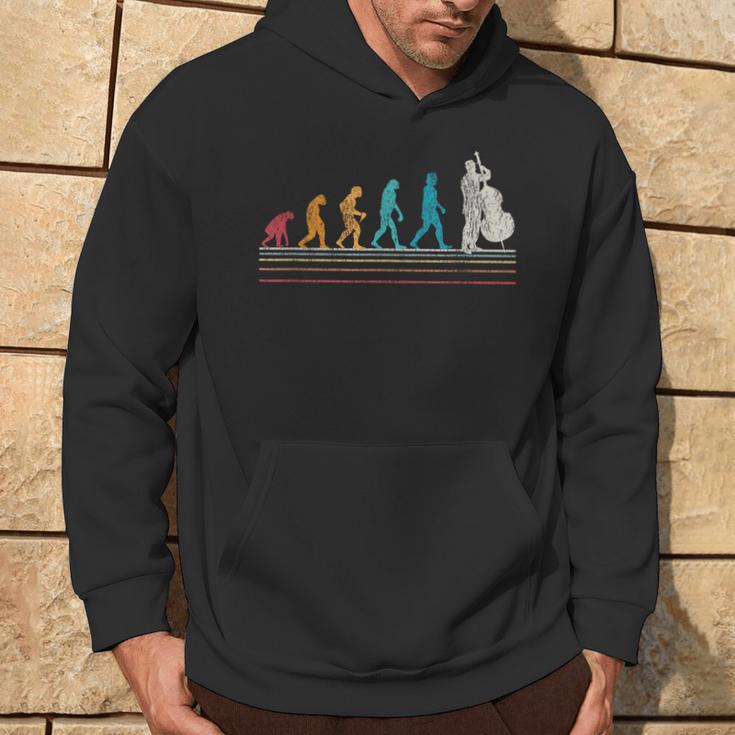 Double Bass Evolution I Double Bass I Retro Vintage Hoodie Lifestyle