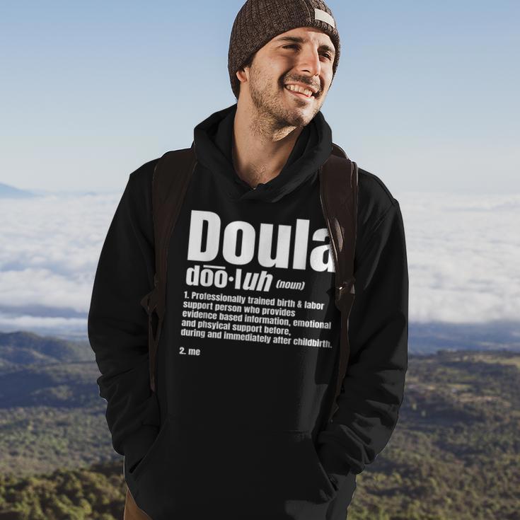 Doula Noun Birth Companion Childbirth Post-Birth Supporter Hoodie Lifestyle