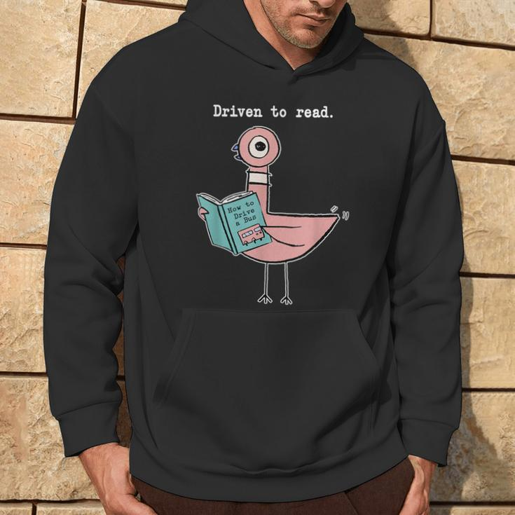 Driven To Read Pigeon Library Reading Books Reader Hoodie Lifestyle