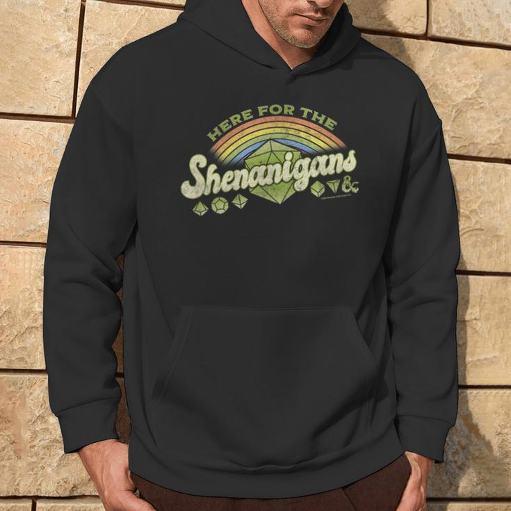 Dungeons & Dragons Here For The Shenanigans St Patrick's Hoodie Lifestyle
