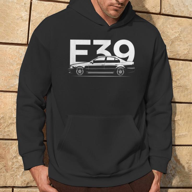 E39 5 Series Car Silhouette Hoodie Lifestyle