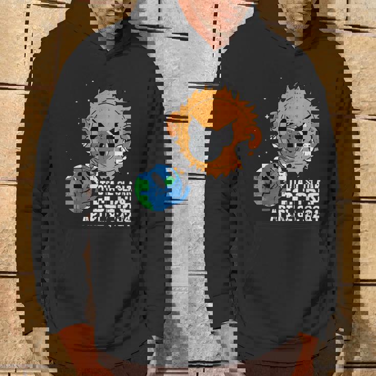 Earth Moon Sun Total Solar Eclipse April 8 2024 Totality Hoodie Lifestyle