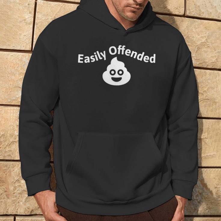 Easily Offended By People Poop Face Sarcasm Hoodie Lifestyle