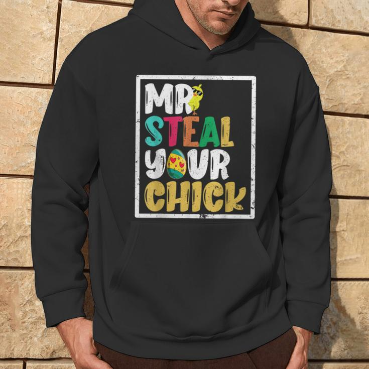 Easter Boys Toddlers Mr Steal Your Chick Spring Humor Hoodie Lifestyle