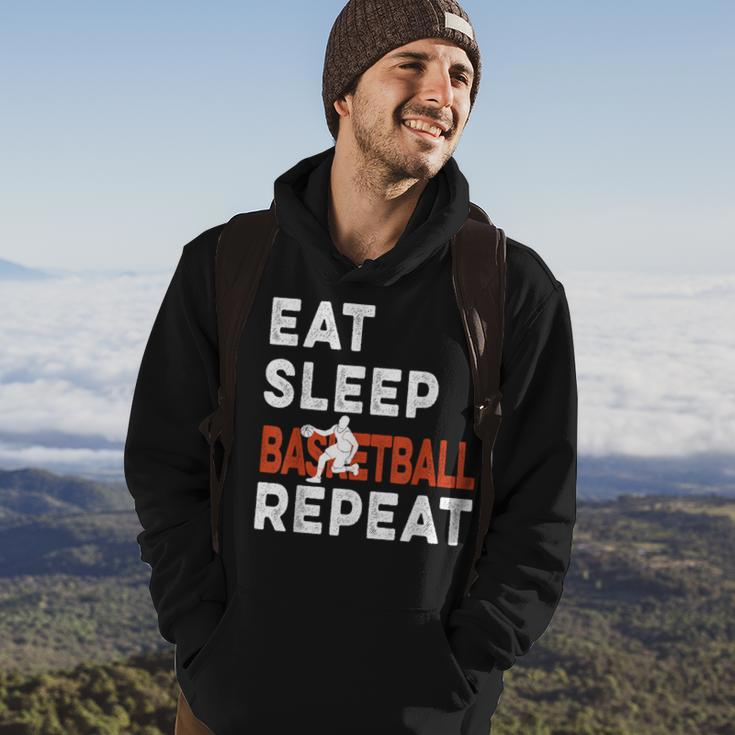 Eat Sleep Basketball Repeat Basketball Sports Hoodie Lifestyle