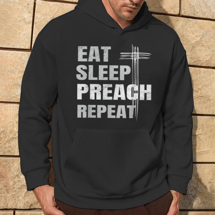 Eat Sleep Preach Repeat Youth Pastor Hoodie Lifestyle