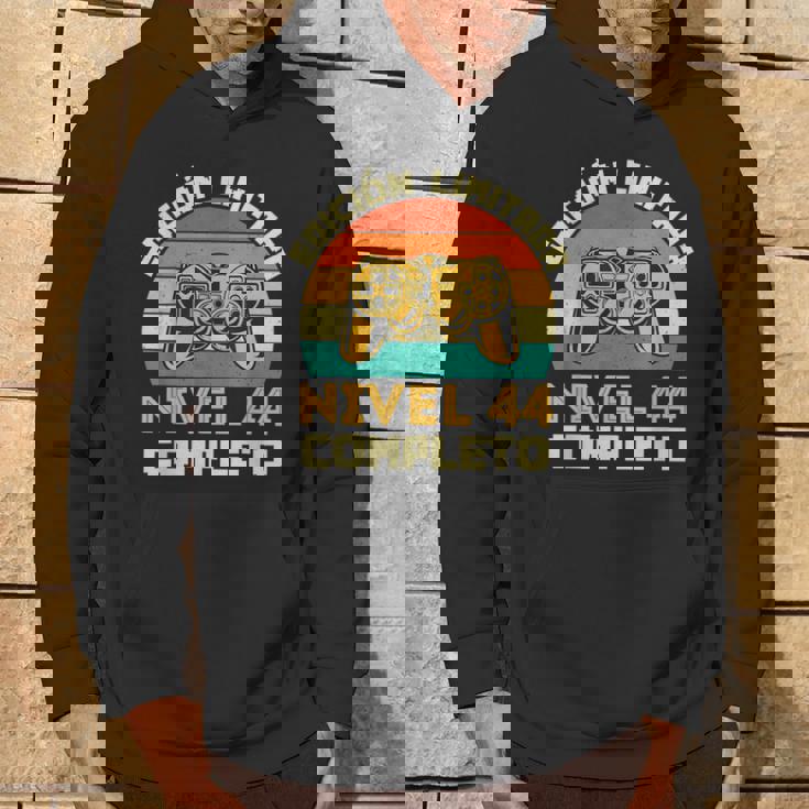 Edición Limitada Nivel 44 Completo Gamer Cumpleaños 44 Años Sudadera Estilo de vida