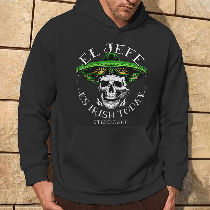 El Jefe Is Irish Today St Patrick's Day Skull Mexican Hoodie Lifestyle