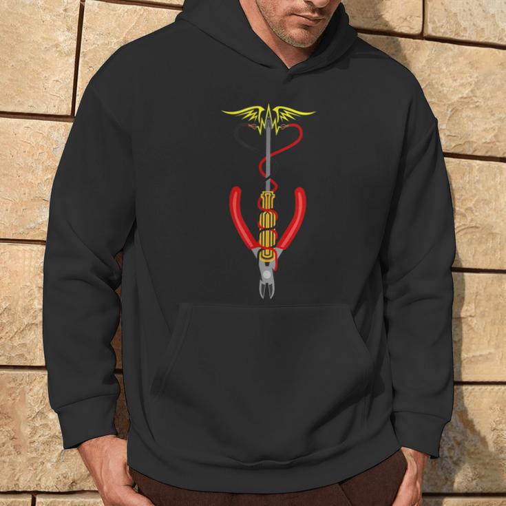 Electronic Tool Symbol Hoodie Lebensstil