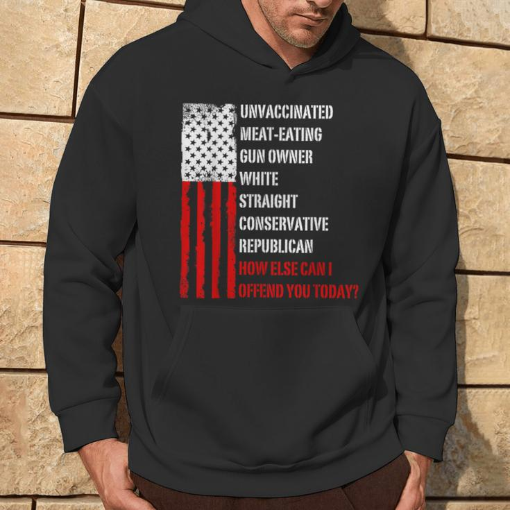 How Else Can I Offend You Today Saying Quote Usa Flag Hoodie Lifestyle