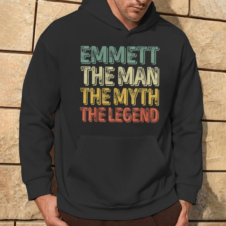 Emmett The Man The Myth The Legend First Name Emmett Hoodie Lifestyle