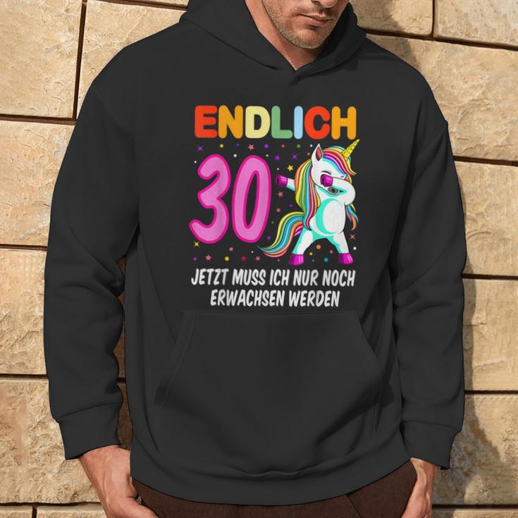 Endlich 30 Jetzt Muss Ich Nur Noch Erwachsen Werden Endlich Hoodie Lebensstil