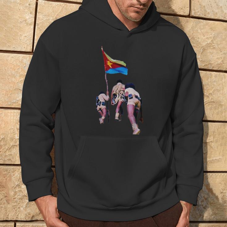 Eritish Flag Blue Kapuzenpullover Lebensstil