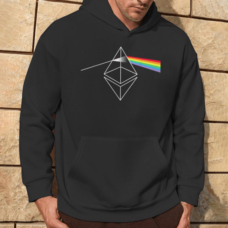 Eth Logo I Dark Vintage 70S Rock Hoodie Lebensstil