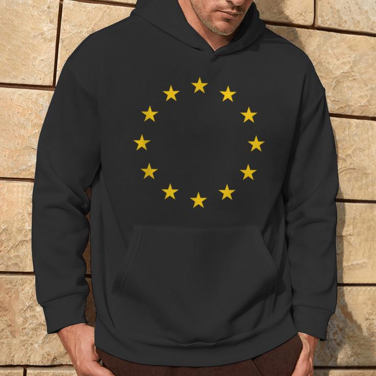 Europa Europäische Union Eu-Flagge Auf Hoodie Lebensstil