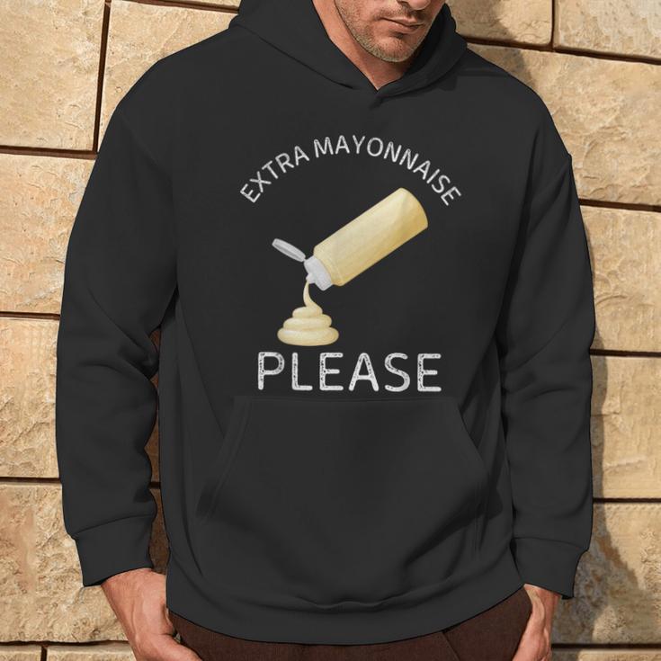 Extra Mayonnaise Please Vintage Food Lover Hoodie Lifestyle