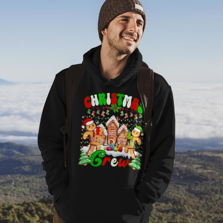 Family Christmas Crew Cookie Gingerbread Xmas Lights Hoodie Lifestyle