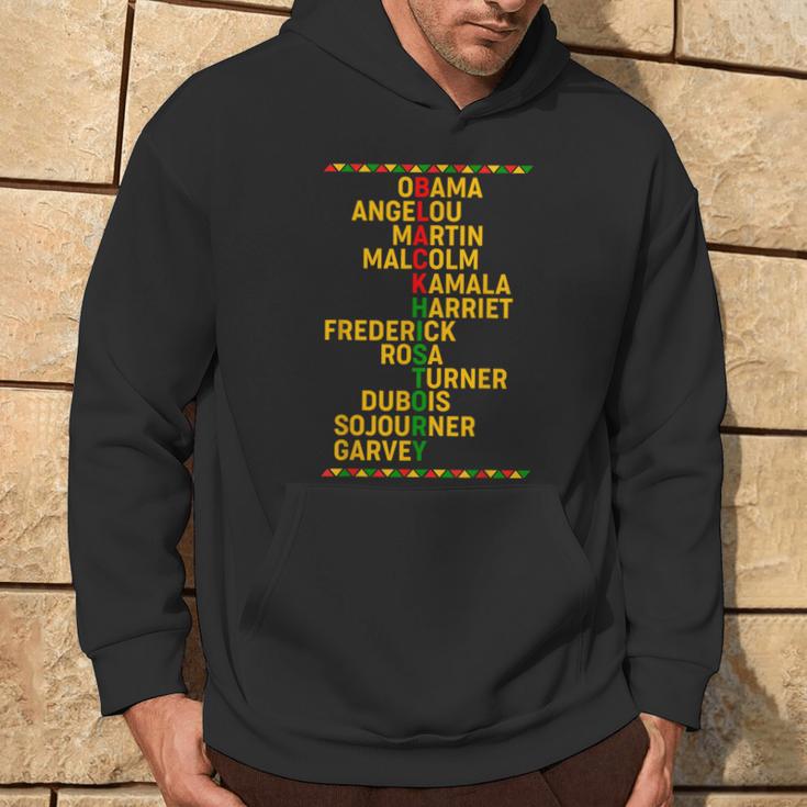 Famous African American Leader Culture Black History Month Hoodie Lifestyle