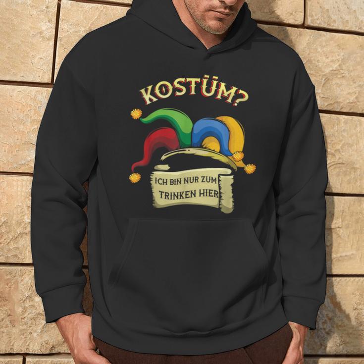 Fancy Dress Ich Bin Nur Zum Trinken German Langu Hoodie Lebensstil