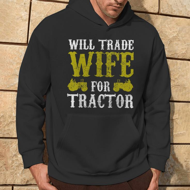 Farmer Tractor Rancher Tractors Lover Vintage Hoodie Lifestyle