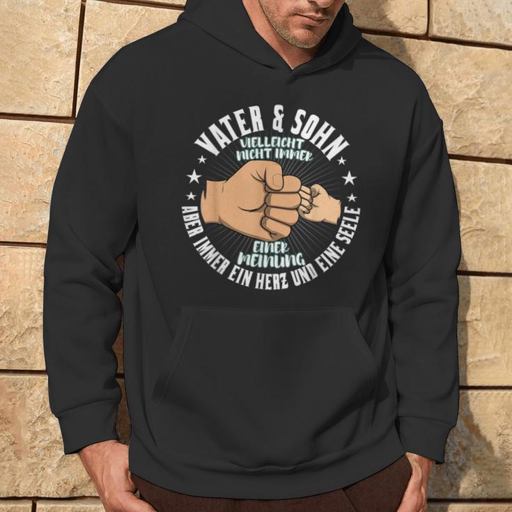 Father & Son Nicht Immer Einer Meinung Father's Day Kapuzenpullover Lebensstil