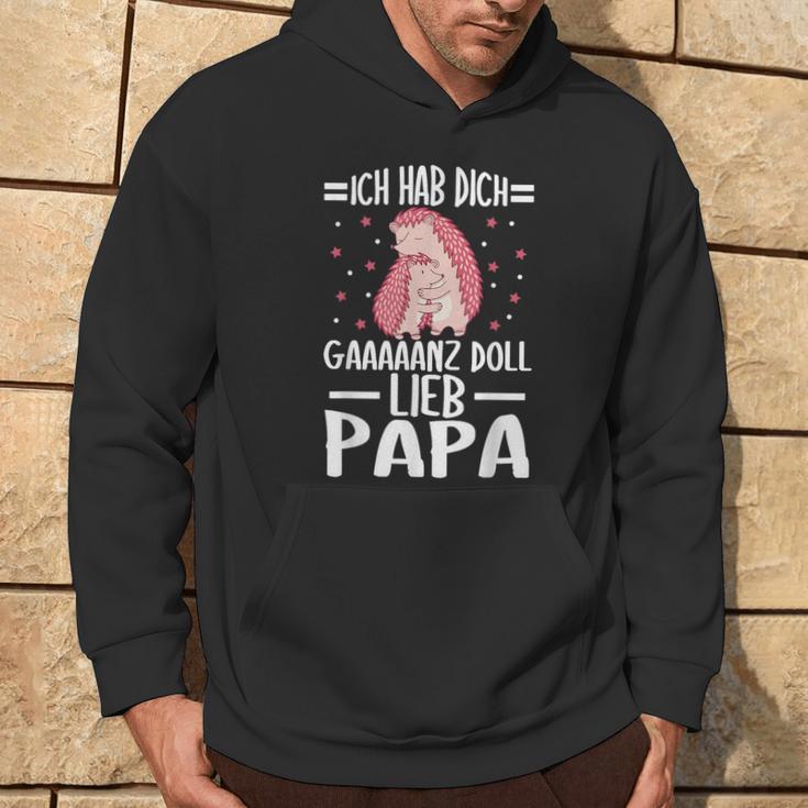 Father Father's Day Children's Ich Hab Dich Ganz Doll Ich S Kapuzenpullover Lebensstil