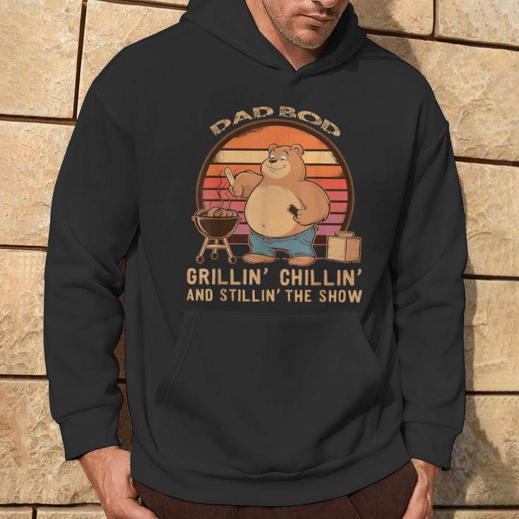 Fathers Day Dad Bod Bear Hoodie Lifestyle