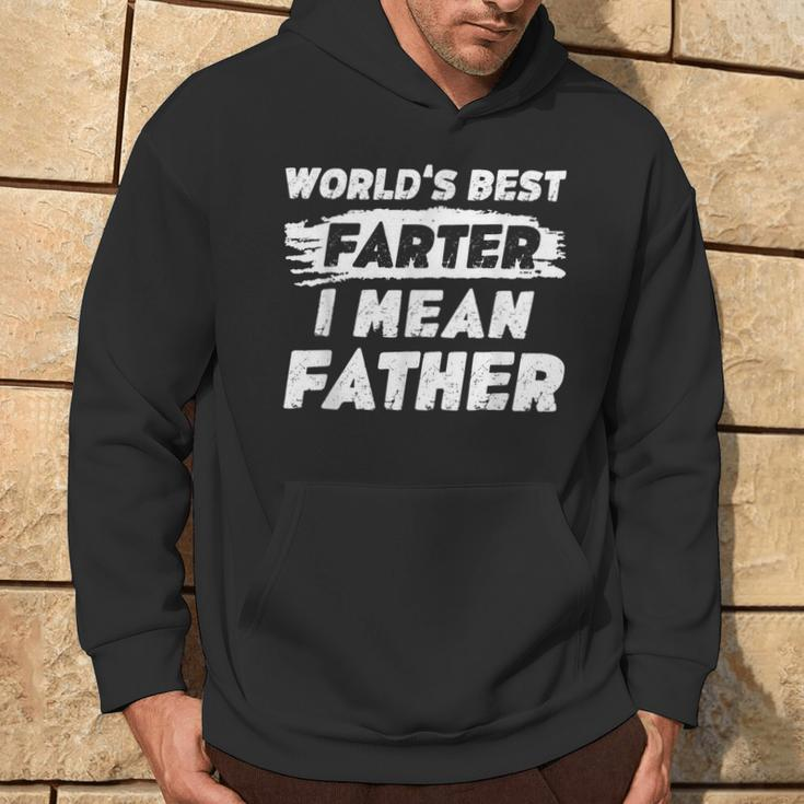 Father's Day Retro Dad World's Best Farter I Mean Father Hoodie Lifestyle