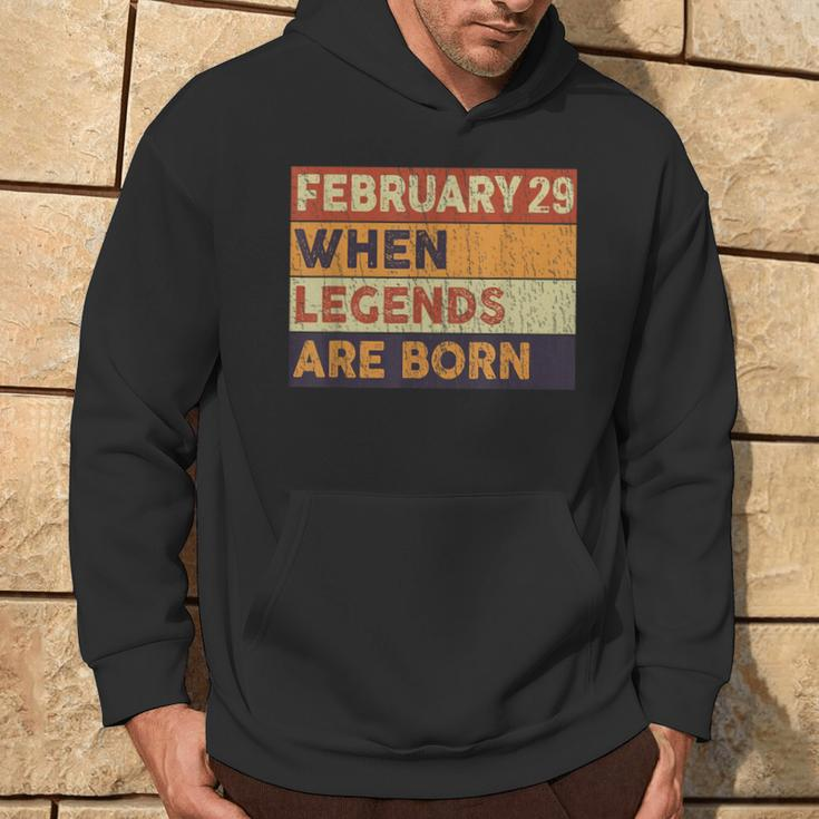 February 29 Birthday When Legend Are Born Birthday Leap Year Hoodie Lifestyle