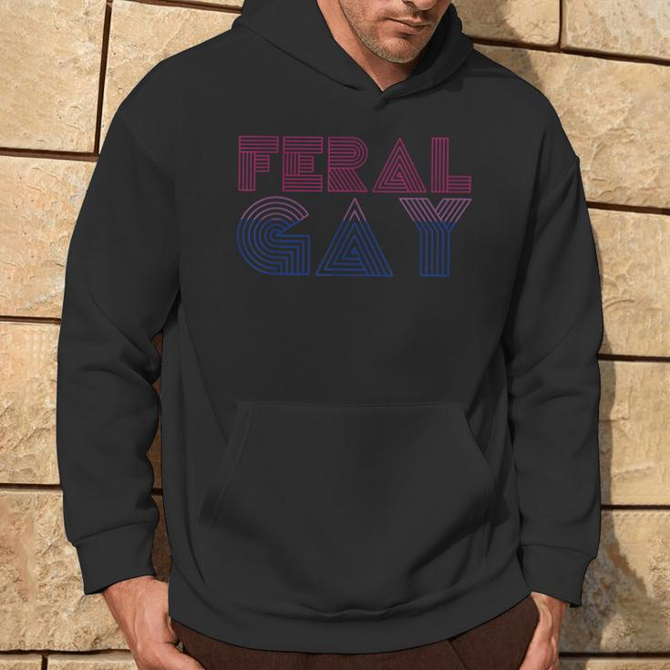 Feral Gay Lgbt Gay Bi Pan Trans Pride Meme Bisexual Flag Hoodie Lifestyle