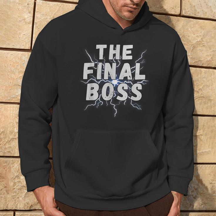 The Final Boss Rock Lightning Wrestling Rock Final Boss Hoodie Lifestyle