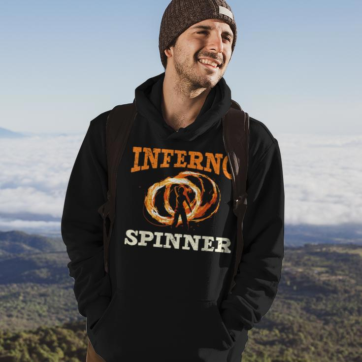 Fire Poi Spinning Street Performance Fire Spinner Hoodie Lifestyle