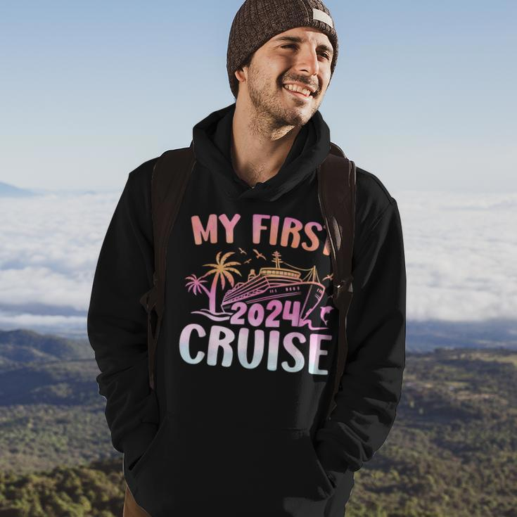 My First Cruise 2024 Vacation Matching Family Cruise Ship Hoodie Lifestyle