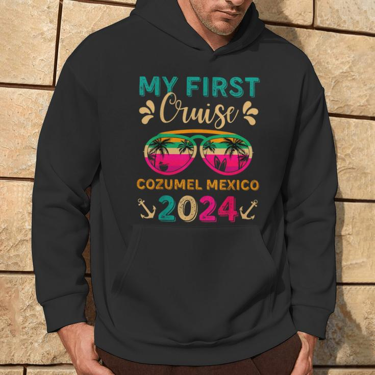 My First Cruise Cozumel Mexico 2024 Family Vacation Travel Hoodie Lifestyle