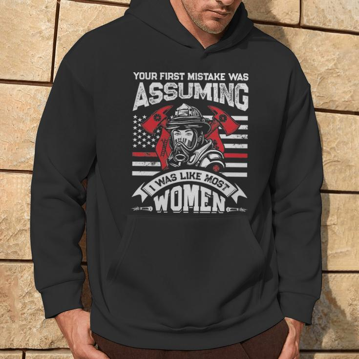Your First Mistake Was Assuming Firefighter Hoodie Lifestyle
