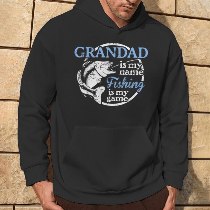 Fishing Grandad Fathers Day For Dad Fisherman Hoodie Lifestyle