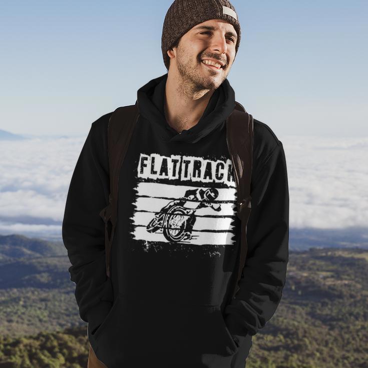 Flat Track Motorcycle Dirt Track Speedway Hoodie Lifestyle