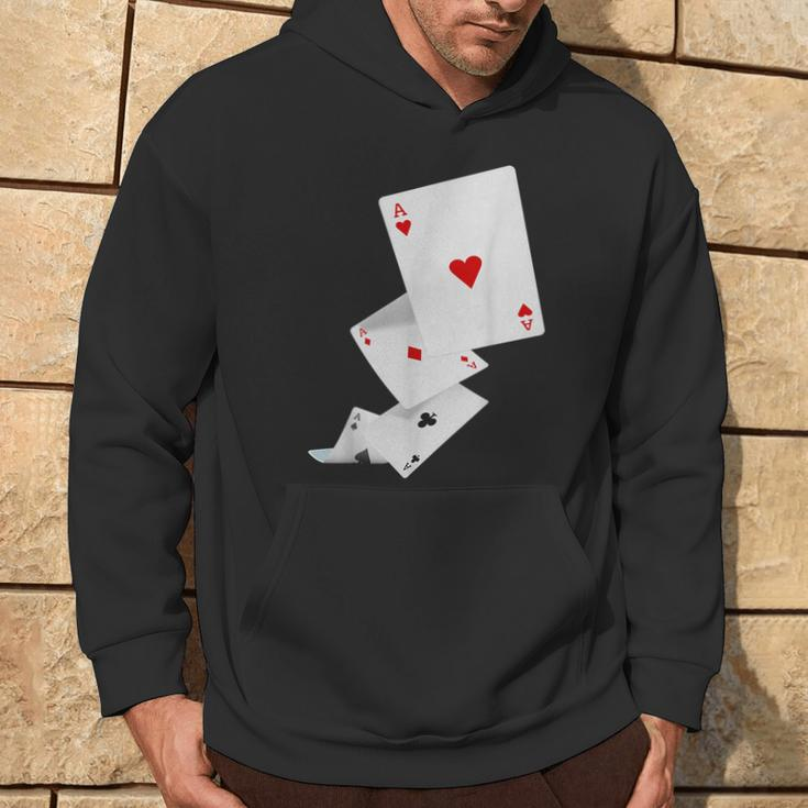 Four Aces Poker Idea For Poker Fans Hoodie Lifestyle