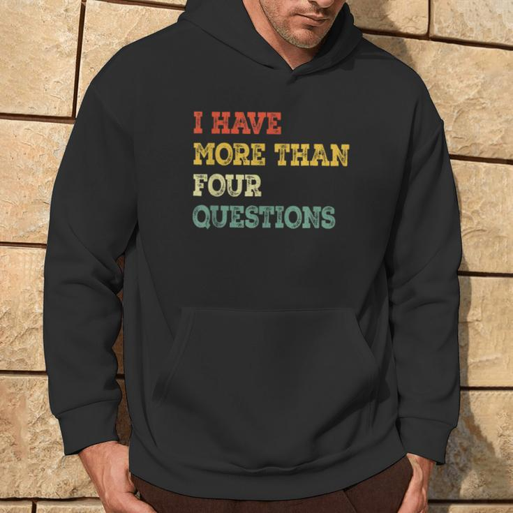I Have More Than Four Questions Happy Passover Hoodie Lifestyle