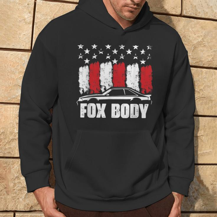 Foxbody Classic American Old Muscle Car Maximum Horsepower Hoodie Lifestyle