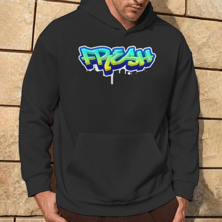 Fresh Old School Graffiti Style Graffiti Graphic Hoodie Lifestyle