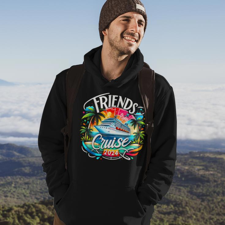 Friends Cruising 2024 Vacation Friends Dont Let Cruise Alone Hoodie Lifestyle
