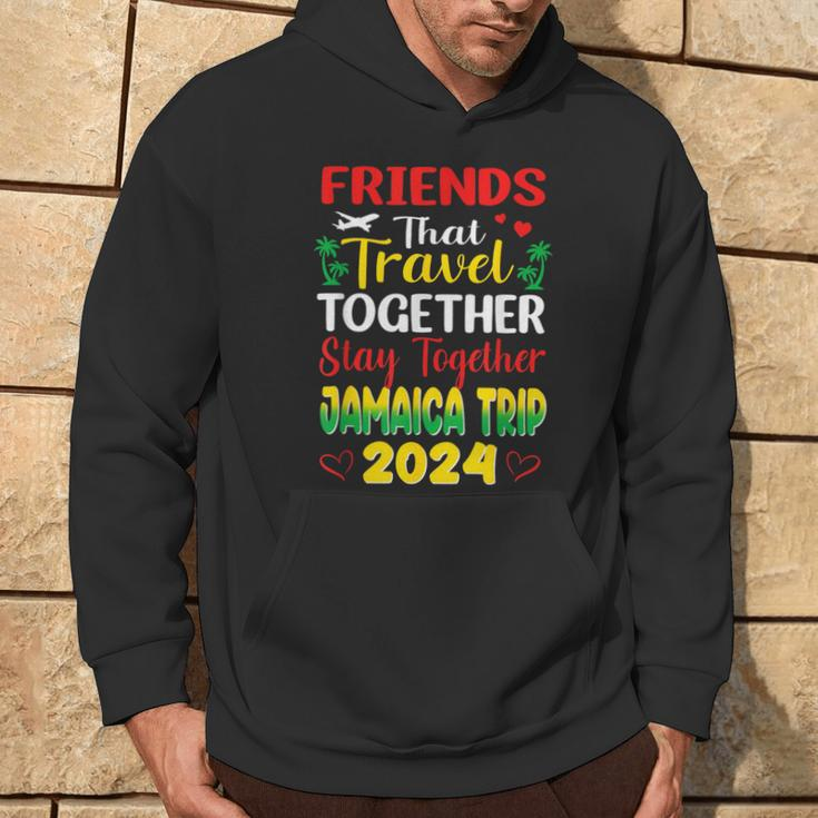 Friends That Travel Together Jamaica Trip Caribbean 2024 Hoodie Lifestyle